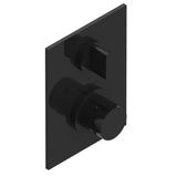 THG - Trim for THG thermostat 1 volume control, rough part supplied with fixing box ref.5 300AE/US - Brown Bronze Color PVD