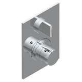 THG - Trim for THG thermostat 1 volume control, rough part supplied with fixing box ref.5 300AE/US - Matt Umber PVD
