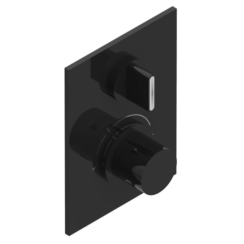 THG - Trim for THG thermostat 1 volume control, rough part supplied with fixing box ref.5 300AE/US - Brown Bronze Color PVD