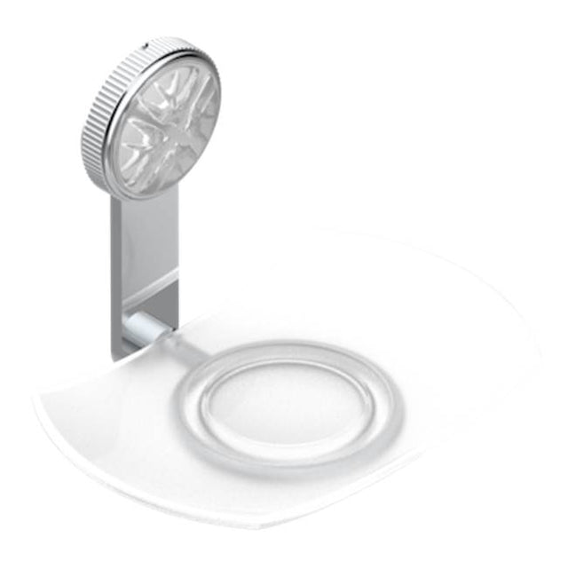THG - Glass Soap Dish, Wall Mounted - Matt Umber PVD