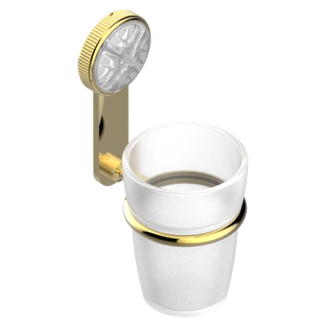 THG - Tumbler Holder, Wall Mounted - Gold Color PVD