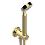 THG - Wall Mounted Handshower With Integrated Fixed Hook - Gold Polished