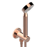 THG - Wall Mounted Handshower With Integrated Fixed Hook - Blush PVD