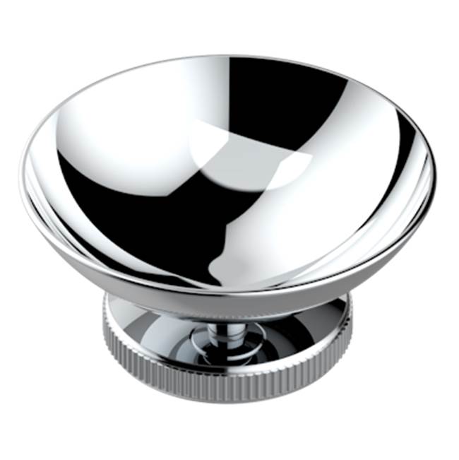 THG - Soap Dish, Freestanding, 4'' Diameter - Chrome Polished