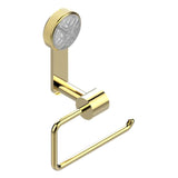 THG - Toilet Paper Holder, Single Mount Without Cover - Gold Color PVD