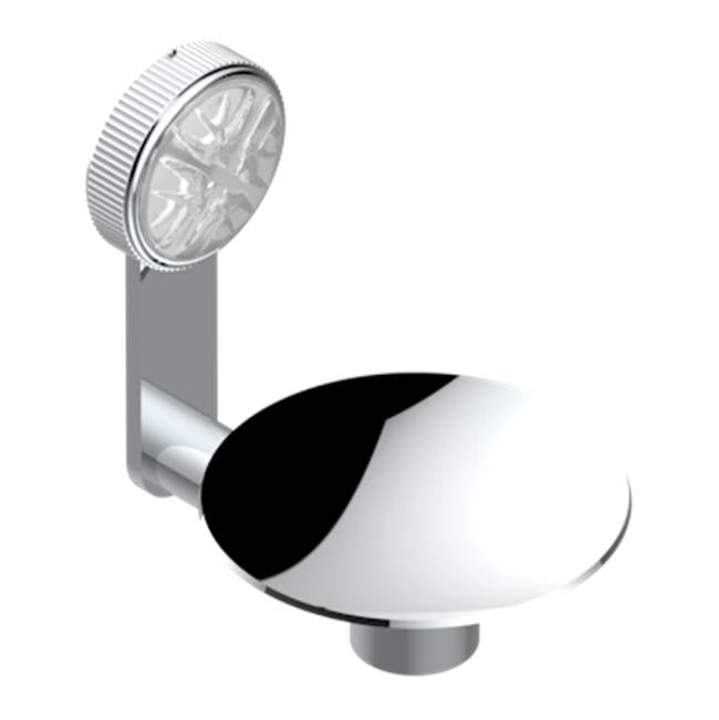 THG - Soap Dish, Wall Mounted, 4'' Diameter - Matt Umber PVD