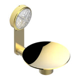 THG - Soap Dish, Wall Mounted, 4'' Diameter - Gold Polished