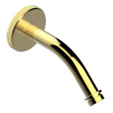 THG - Horizontal Shower Arm, 45°, Lg: 4'' 3/4 - Gold Color PVD