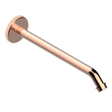 THG - Horizontal Shower Arm, 45°, Lg: 10'' - Blush PVD