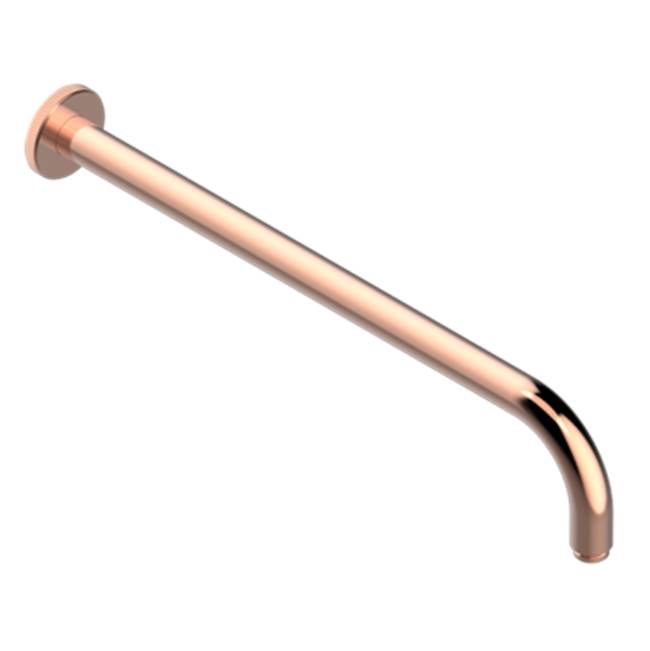THG - Horizontal Shower Arm, 90°, Lg: 17'' - Blush PVD