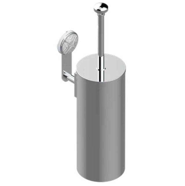 THG - Metal Toilet Brush Holder With Brush With Cover Wall Mounted - Matt Umber PVD