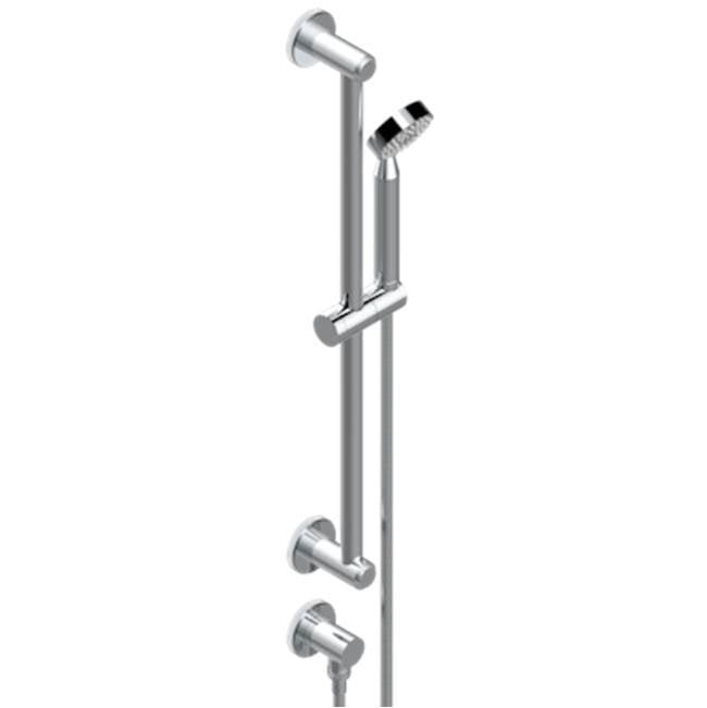 THG - Slide Bar With Handhsower And Elbow - Matt Umber PVD