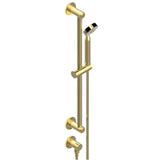 THG - Slide Bar With Handhsower And Elbow - Gold Polished