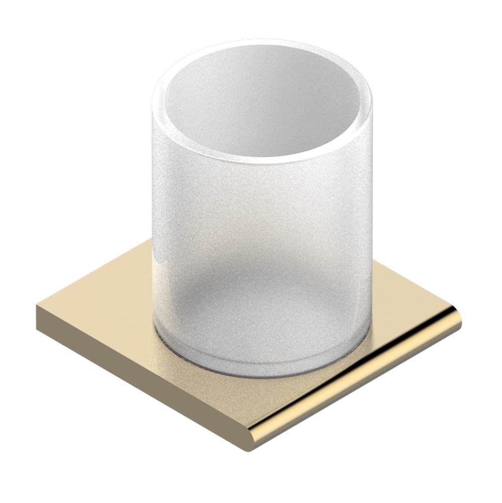 THG - Tumbler holder, wall mounted - Matt Umber PVD