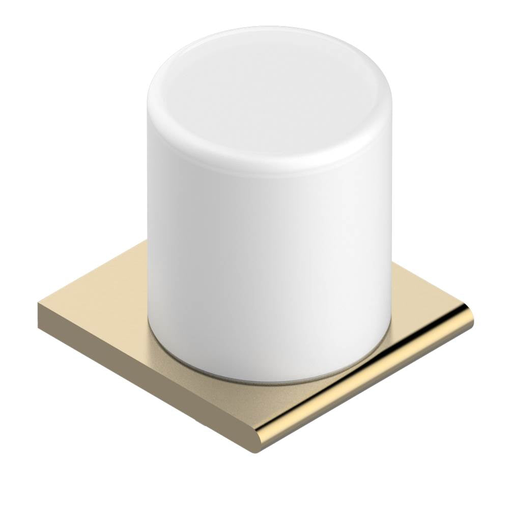 THG - wall liquid soap dispenser - Matt Umber PVD