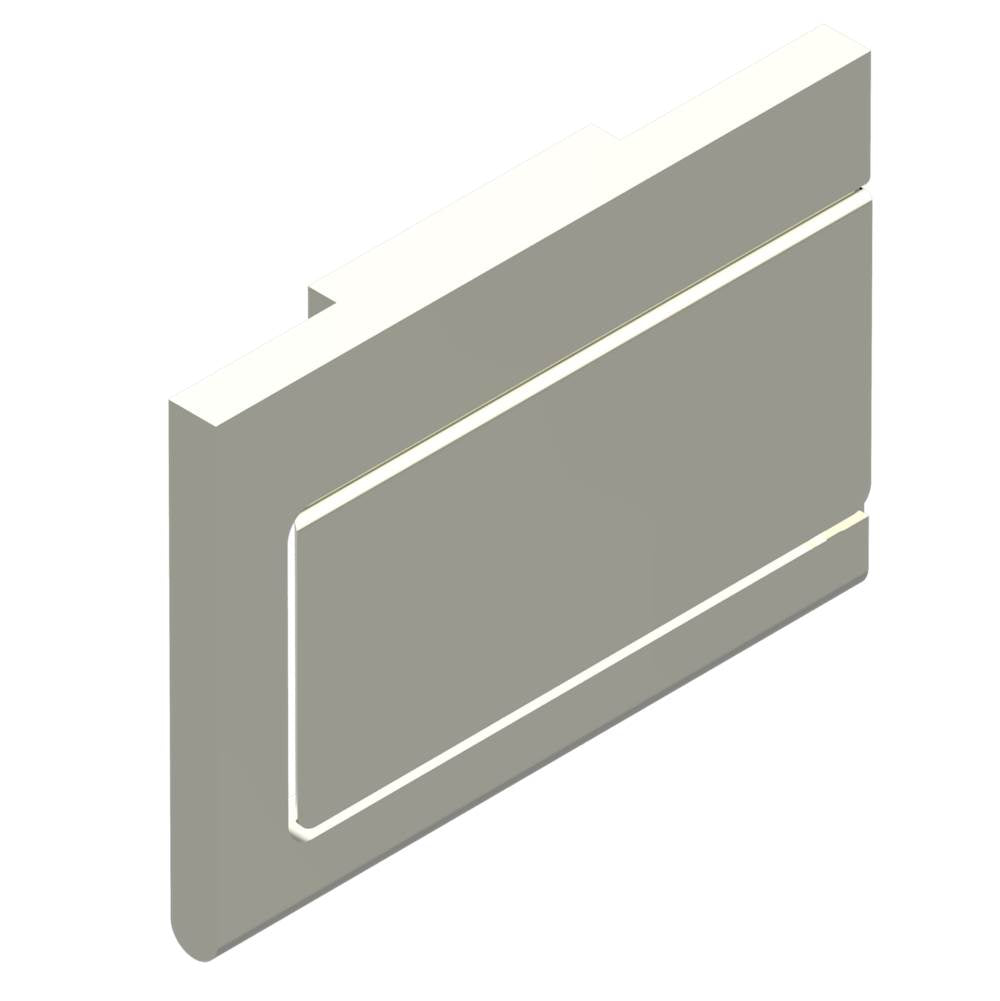 THG - Toilet paper holder, single mount with cover - Nickel Polished