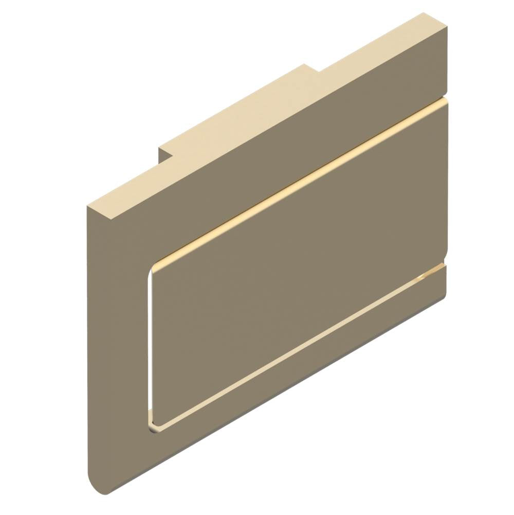 THG - Toilet paper holder, single mount with cover - Matt Umber PVD