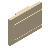 THG - Toilet paper holder, single mount with cover - Matt Umber PVD