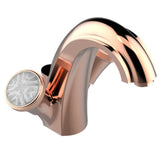 THG - Single Hole Lavatory Set With Drain - Blush PVD