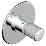 THG - Trim For Thg Thermostatic Valve, Rough Part Supplied With Fixing Box Ref. 5 200ae/us - Round Plate Model - Matt Umber PVD