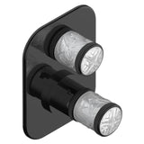 THG - Trim For Thg Thermostat 1 Volume Control, Rough Part Supplied With Fixing Box Ref.5 300ae/us - Brown Bronze Color PVD