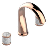 THG - Roman Tub Set With 3/4'' Valves - Blush PVD