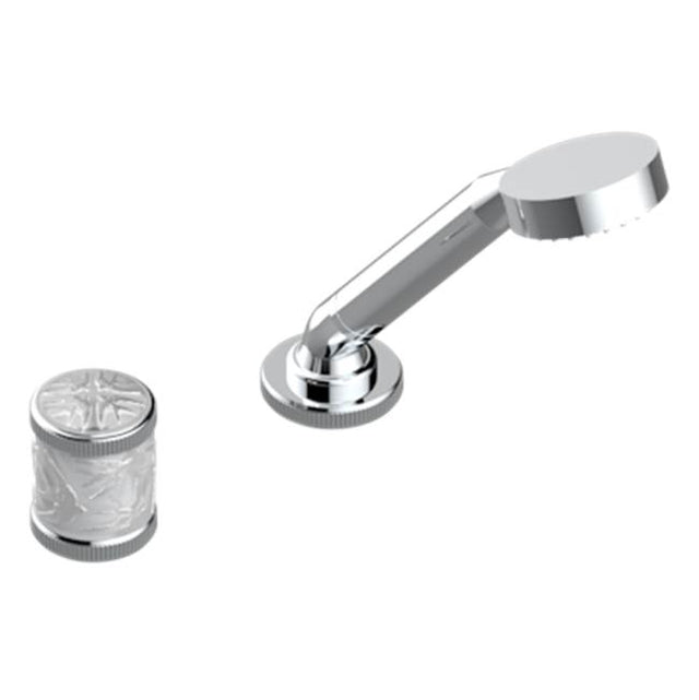 THG - Deck Mounted Mixer With Handshower, Progressive Cartridge - Matt Umber PVD