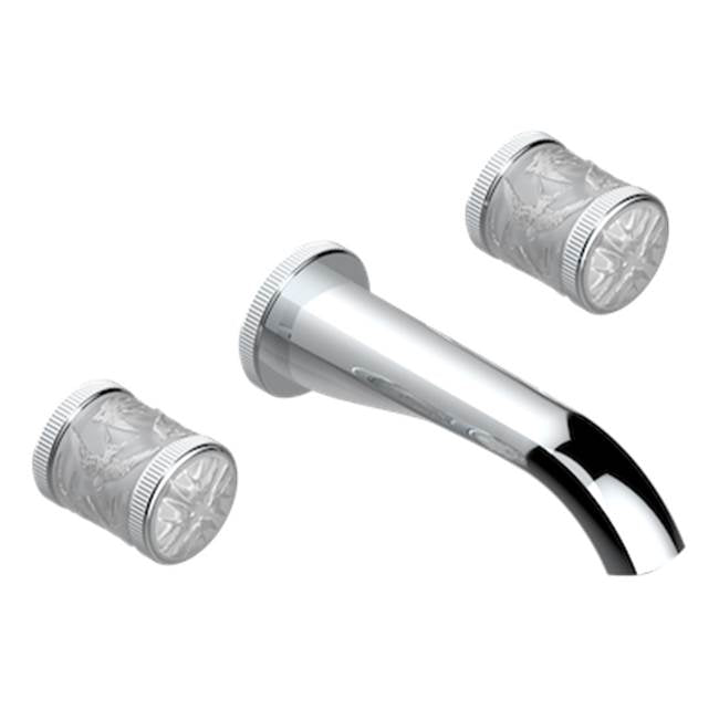 THG - Trim For Wall Mounted 3-hole Lavatory Set Only - Matt Umber PVD