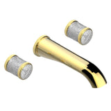 THG - Trim For Wall Mounted 3-hole Bath Set Only - Gold Polished