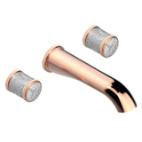 THG - Trim For Wall Mounted 3-hole Bath Set Only - Blush PVD