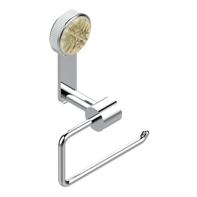 THG - Toilet Paper Holder, Single Mount Without Cover - Graphite PVD
