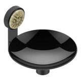 THG - Soap Dish, Wall Mounted, 6'' Diameter - Brown Bronze Color PVD