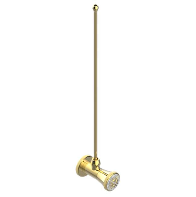 THG - Angle Supply Valve With 3/8'' Adaptor Set For Toilet - Gold Color PVD