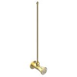 THG - Angle Supply Valve With 3/8'' Adaptor Set For Toilet - Gold Color PVD