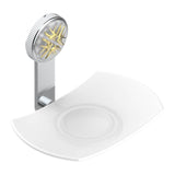 THG - Glass Soap Dish, Wall Mounted - Matt Umber PVD