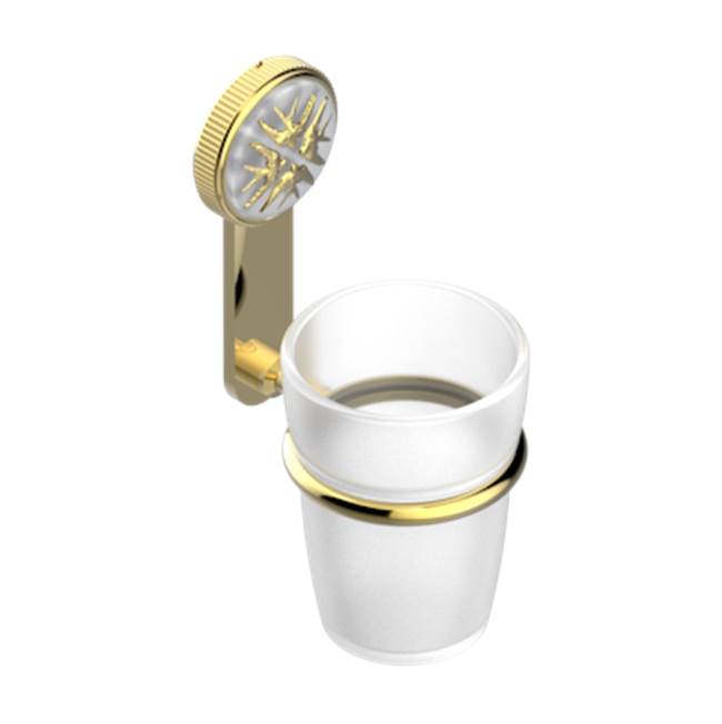 THG - Tumbler Holder, Wall Mounted - Gold Polished
