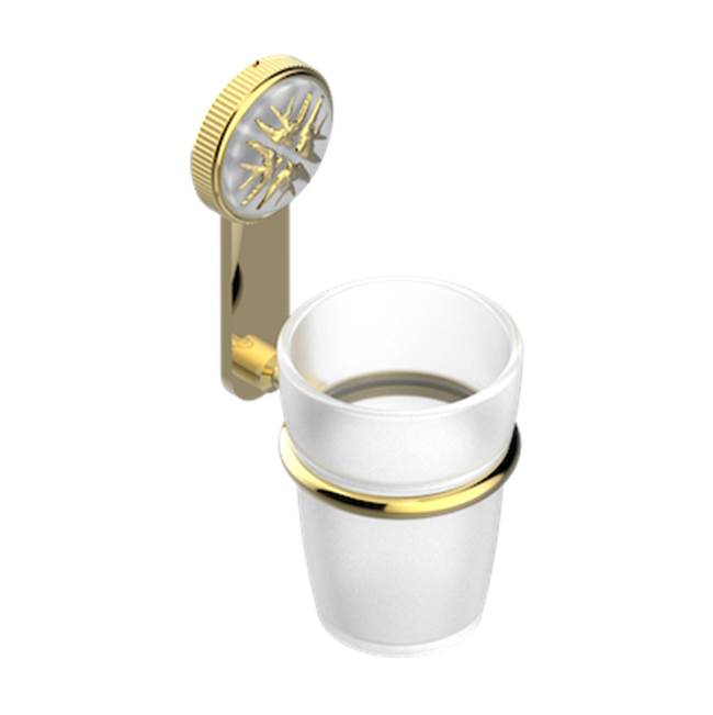 THG - Tumbler Holder, Wall Mounted - Gold Color PVD
