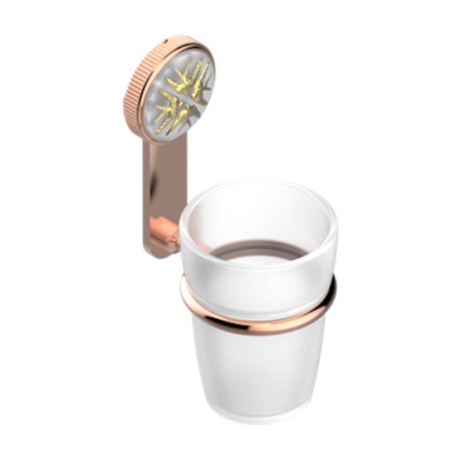 THG - Tumbler Holder, Wall Mounted - Blush PVD