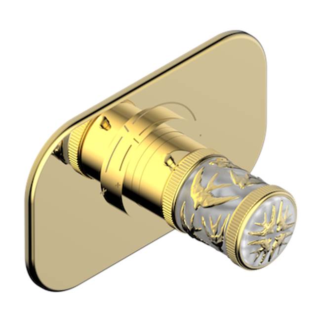 THG - Trim For Thg Thermostat, Rough Part Supplied With Fixing Box Ref.5 200ae/us - Gold Polished
