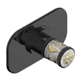 THG - Trim For Thg Thermostat, Rough Part Supplied With Fixing Box Ref.5 200ae/us - Brown Bronze Color PVD
