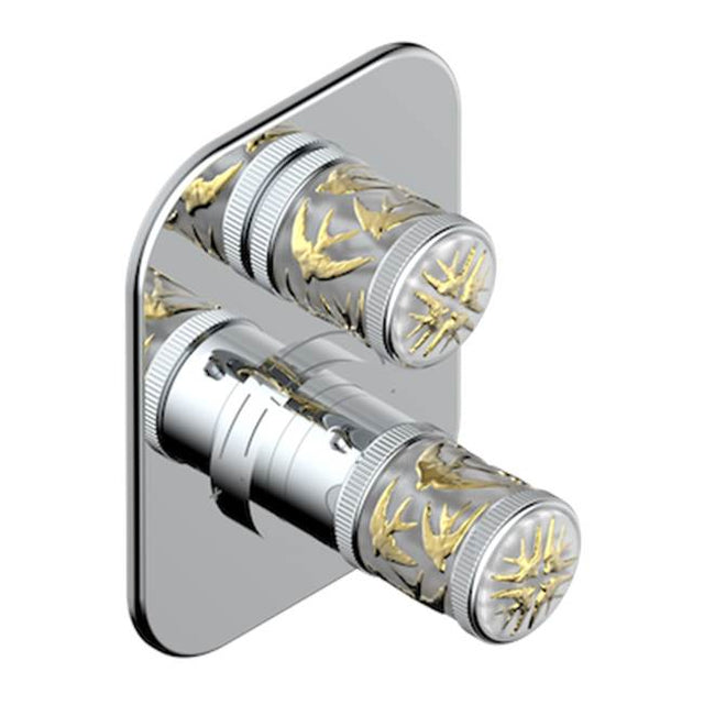 THG - Trim For Thg Thermostat 1 Volume Control, Rough Part Supplied With Fixing Box Ref.5 300ae/us - Matt Umber PVD