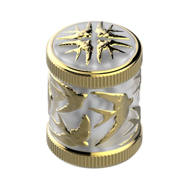 THG - 2-function Deck Diverter With Trim - Gold Polished