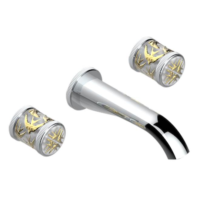 THG - Trim For Wall Mounted 3-hole Lavatory Set Only - Matt Umber PVD