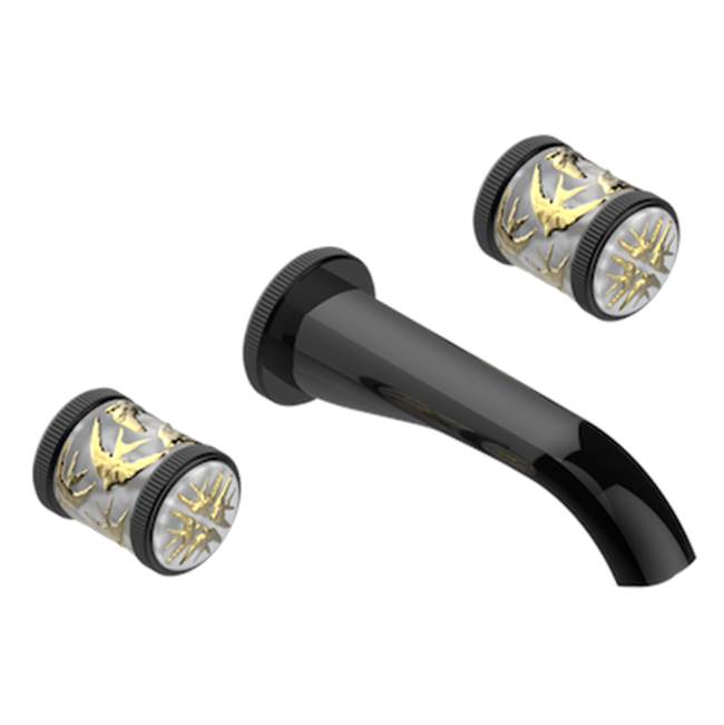 THG - Trim For Wall Mounted 3-hole Lavatory Set Only - Brown Bronze Color PVD