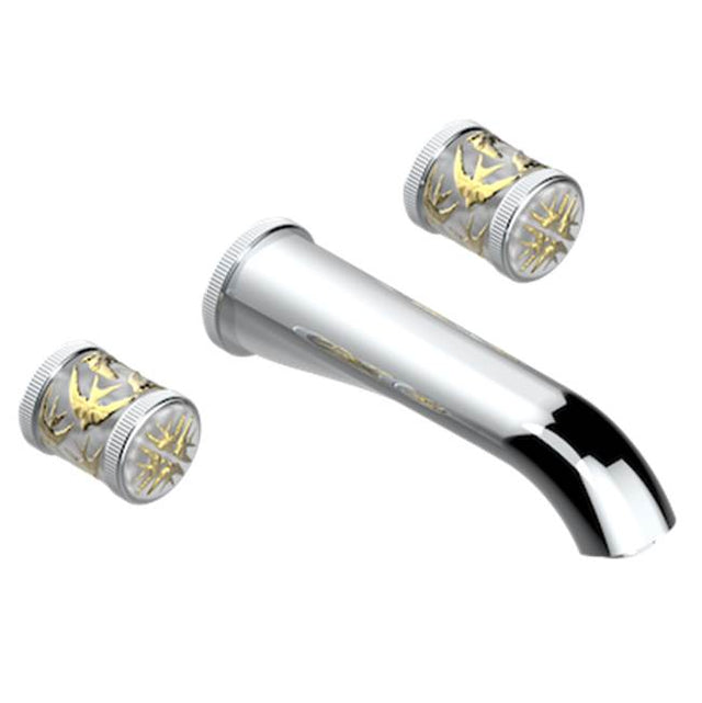 THG - Trim For Wall Mounted 3-hole Bath Set Only - Matt Umber PVD