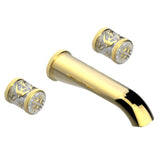 THG - Trim For Wall Mounted 3-hole Bath Set Only - Gold Polished