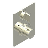 THG - Trim for THG thermostat with stop valve and 3-way diverter, rough part supplied with fixing box ref.5 600AE/US - Nickel Polished