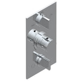 THG - Trim for THG thermostat 3 functions , with one off function and 2 outlets - rough part supplied with fixing box ref. .5 540AE/US - Umber PVD