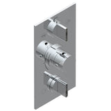 THG - Trim for THG thermostat 3 functions , with one off function and 2 outlets - rough part supplied with fixing box ref. .5 540AE/US - Umber PVD