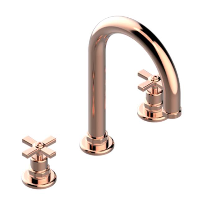 THG - Roman Tub Set With 3/4'' Valves - Blush PVD